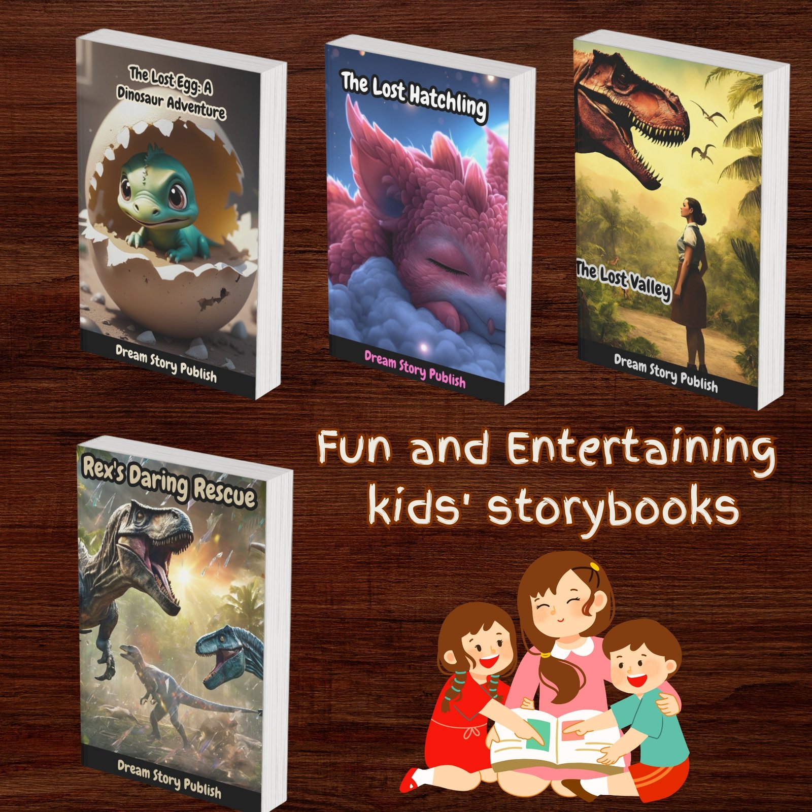 Dive into Dino Fun: 170 Coloring Pages + 10 Exciting Stories! - Image 6