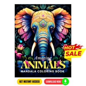 Amazing Animals Mandala Coloring eBook